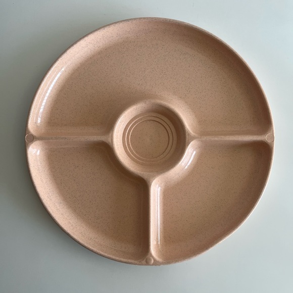 Vintage Gothamware 2 Cups & 5 Divided Plates Set of 7 MCM Made in USA - Picture 6 of 16